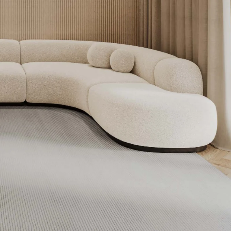 Projeto tapete off white sala Itatiba